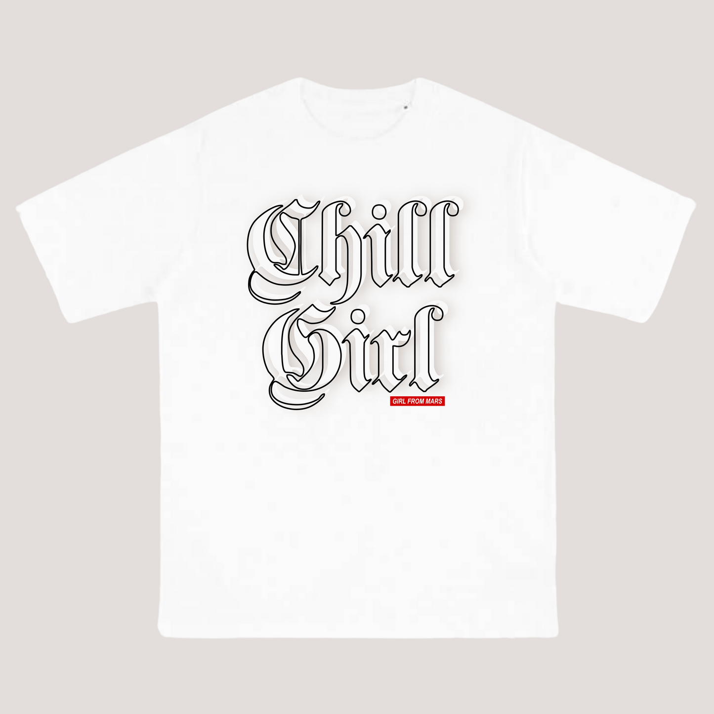 GIRL FROM MARS® Organic Chill Girl Meme Tee