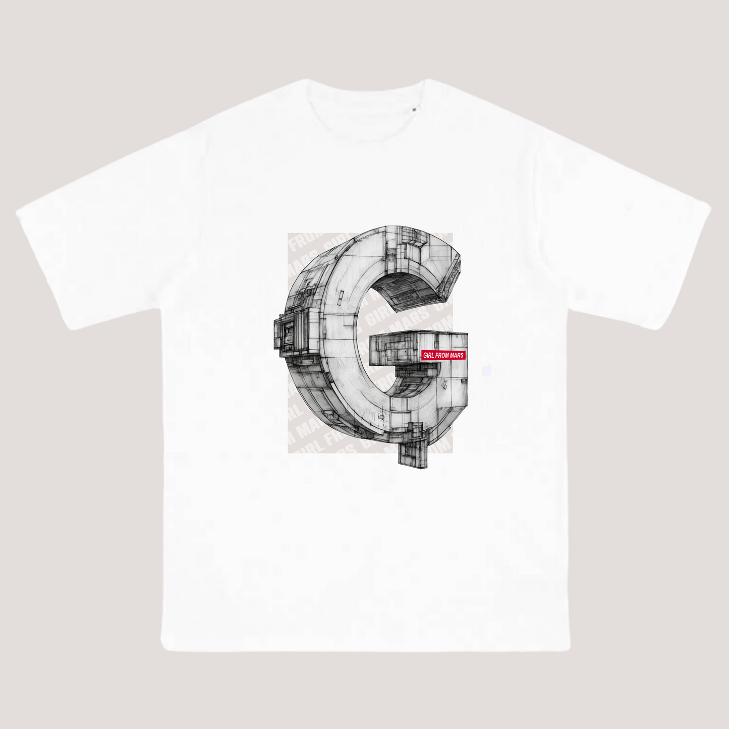 GIRL FROM MARS® Organic Pencil G-Block Tee